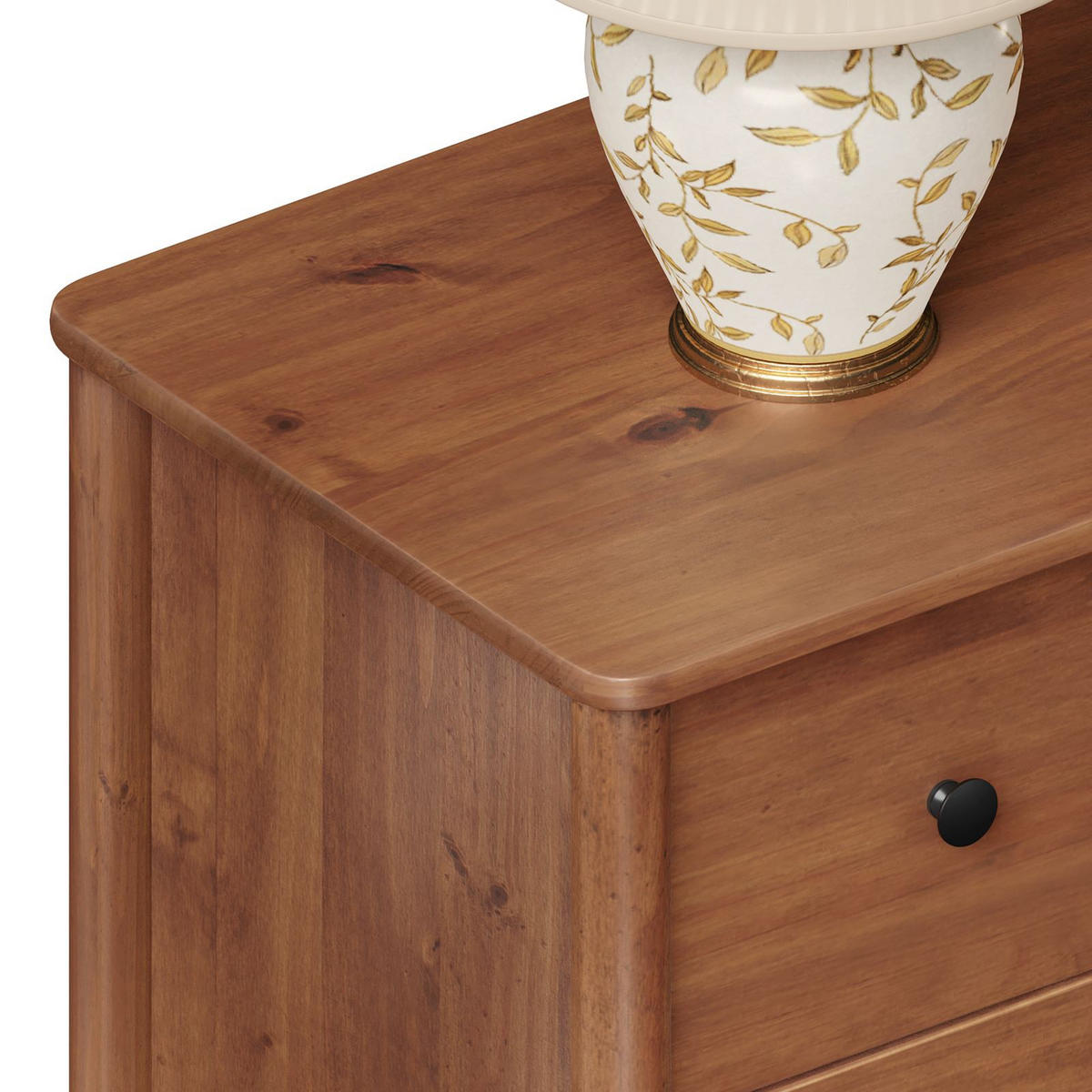 KOMMODE APOANA - Kastanienfarben, Holz (132/83/40cm) - IDIMEX