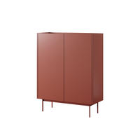 FARBE Rot Kommode mit Einlegeböden - Rot, Holzwerkstoff (97/122/37cm)