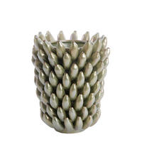 VASE Zita Grün Ø25,5/34 cm - Grün, Keramik (34cm) - Light & Living