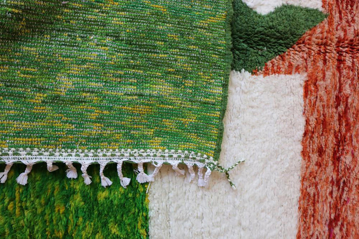 BERBERTEPPICH aus reiner Wolle 170x 228 cm - Multicolor, Naturmaterialien (170/228cm) - AFK Living