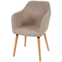 ESSZIMMERSTUHL Beige, Grau - Beige/Grau, Textil (58/88/64cm) - MCW