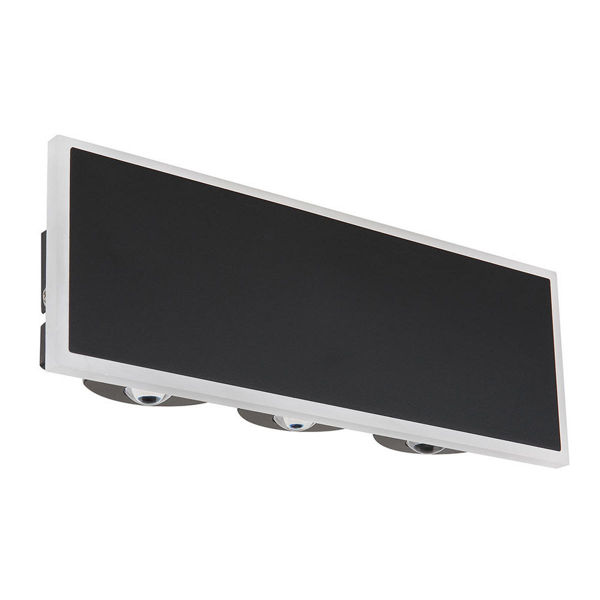 LED WANDLEUCHTE Saidy Metall Schwarz - Schwarz, Metall (25/9/25cm) - Globo Lighting