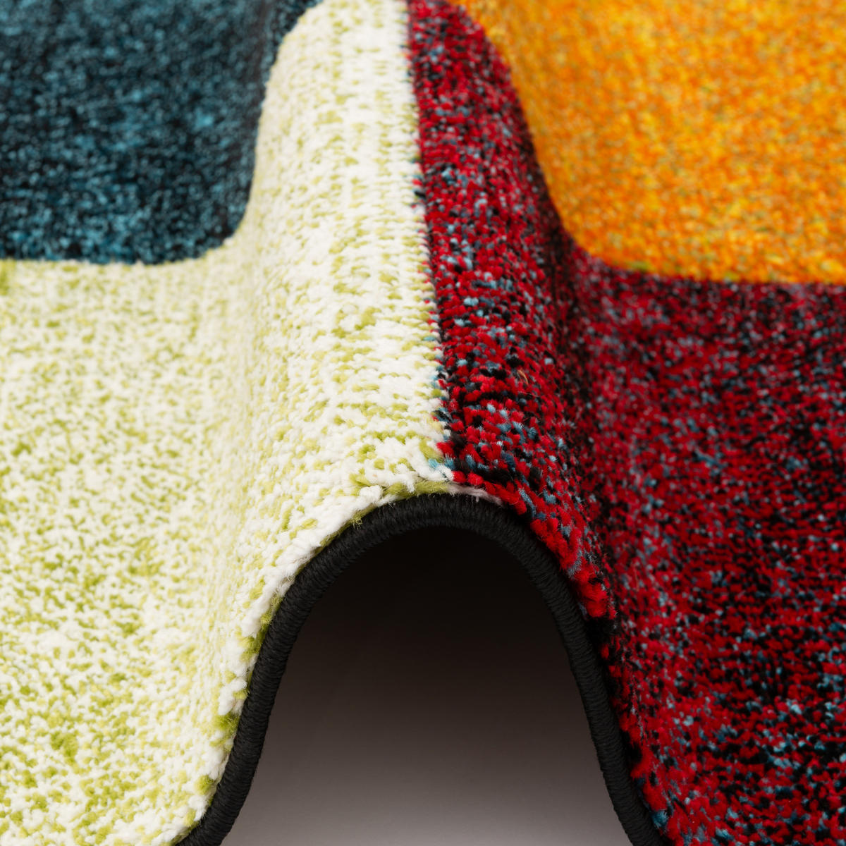 DESIGNER TEPPICH MAUI MODERN KARO - Multicolor, Textil (160/230cm) - Pergamon