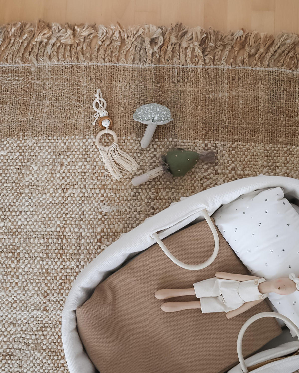 COVOR împletit Dedemli 230/160 cm - bej, materiale naturale (160/230cm) - Beliani