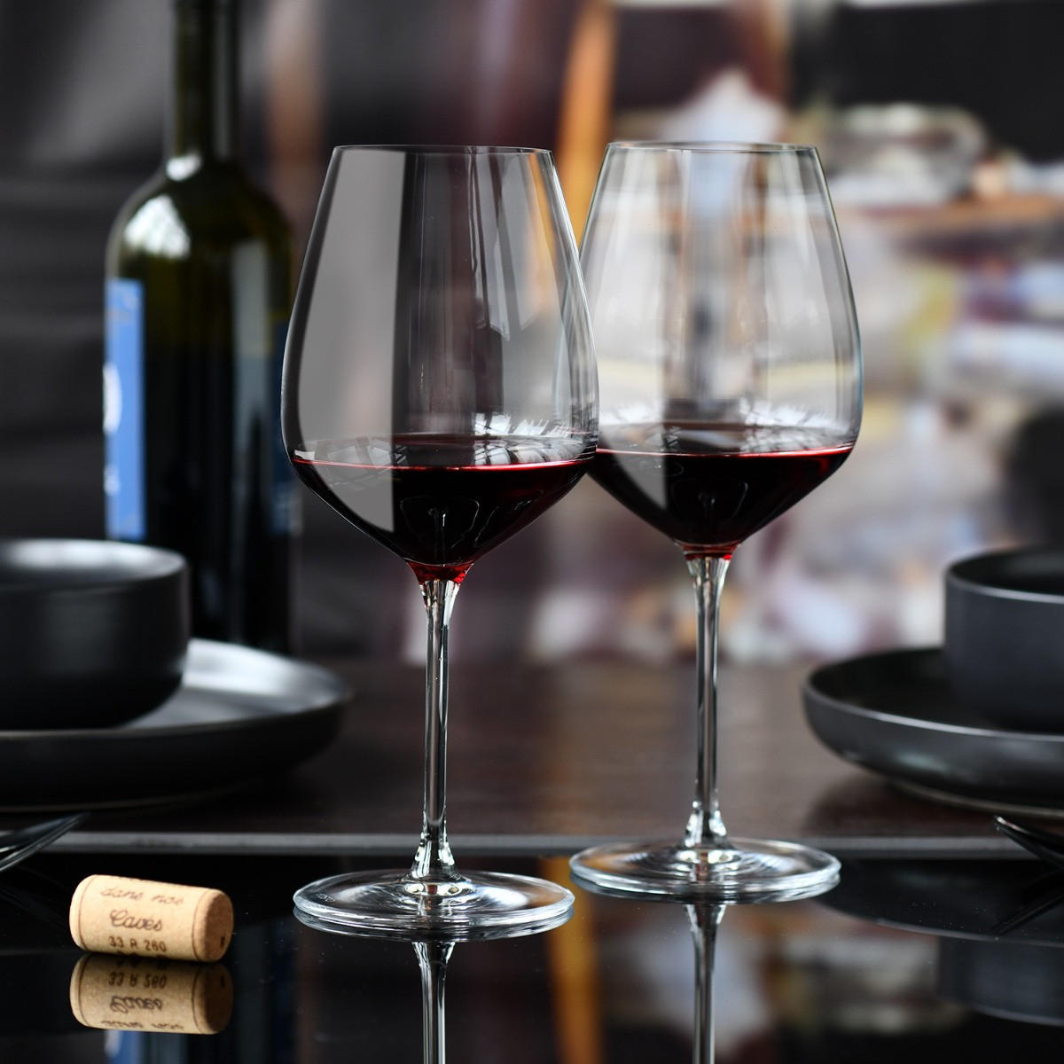 ROTWEINGLÄSER DIVINE, 6ER-SET, 580 ML - Transparent, Glas (0.58L) - Krosno Glass