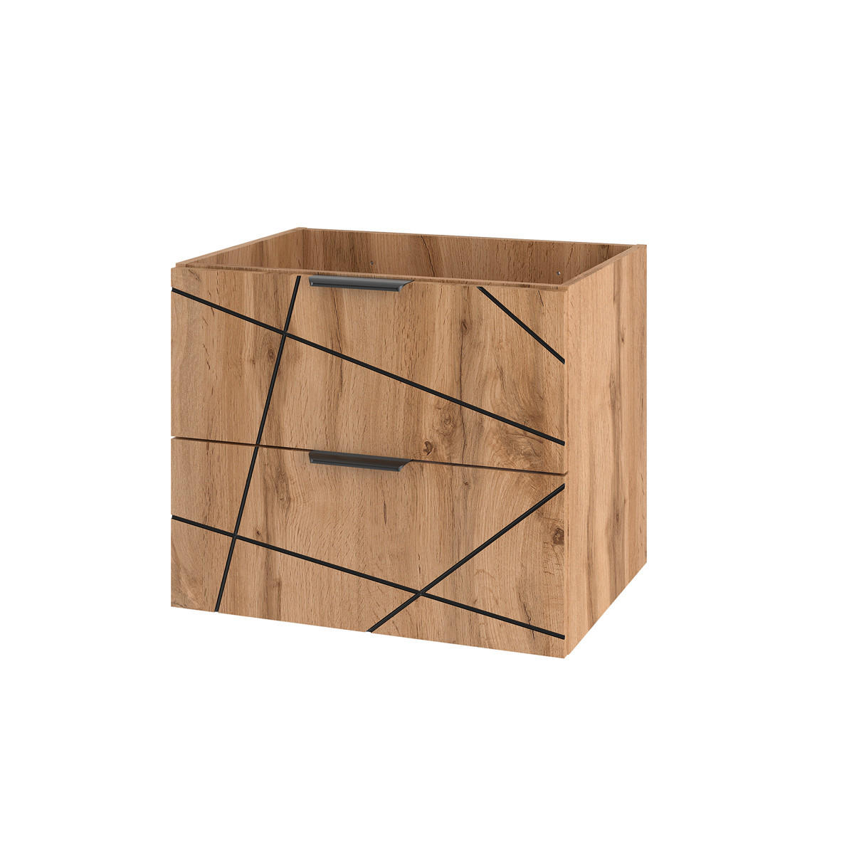 WASCHTISCHUNTERSCHRANK 60cm Teren Holz - Braun, Holzwerkstoff (60/50/45.8cm) - Petits-meubles