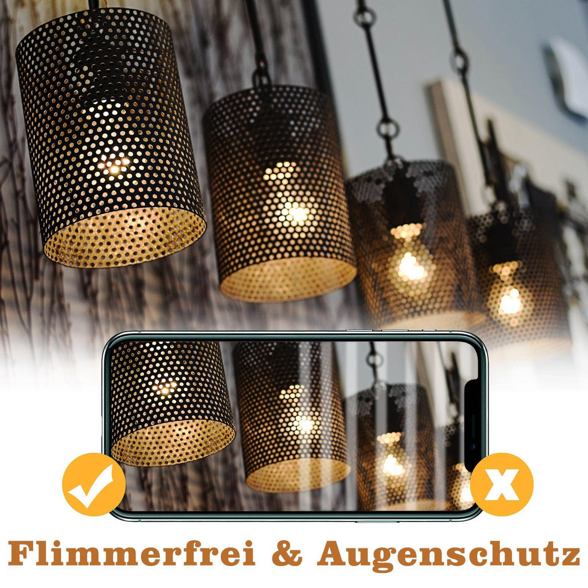 LEUCHTMITTEL Filamiryn 6/6/10.5 cm - Braun, Glas (6/10.5cm) - ZMH