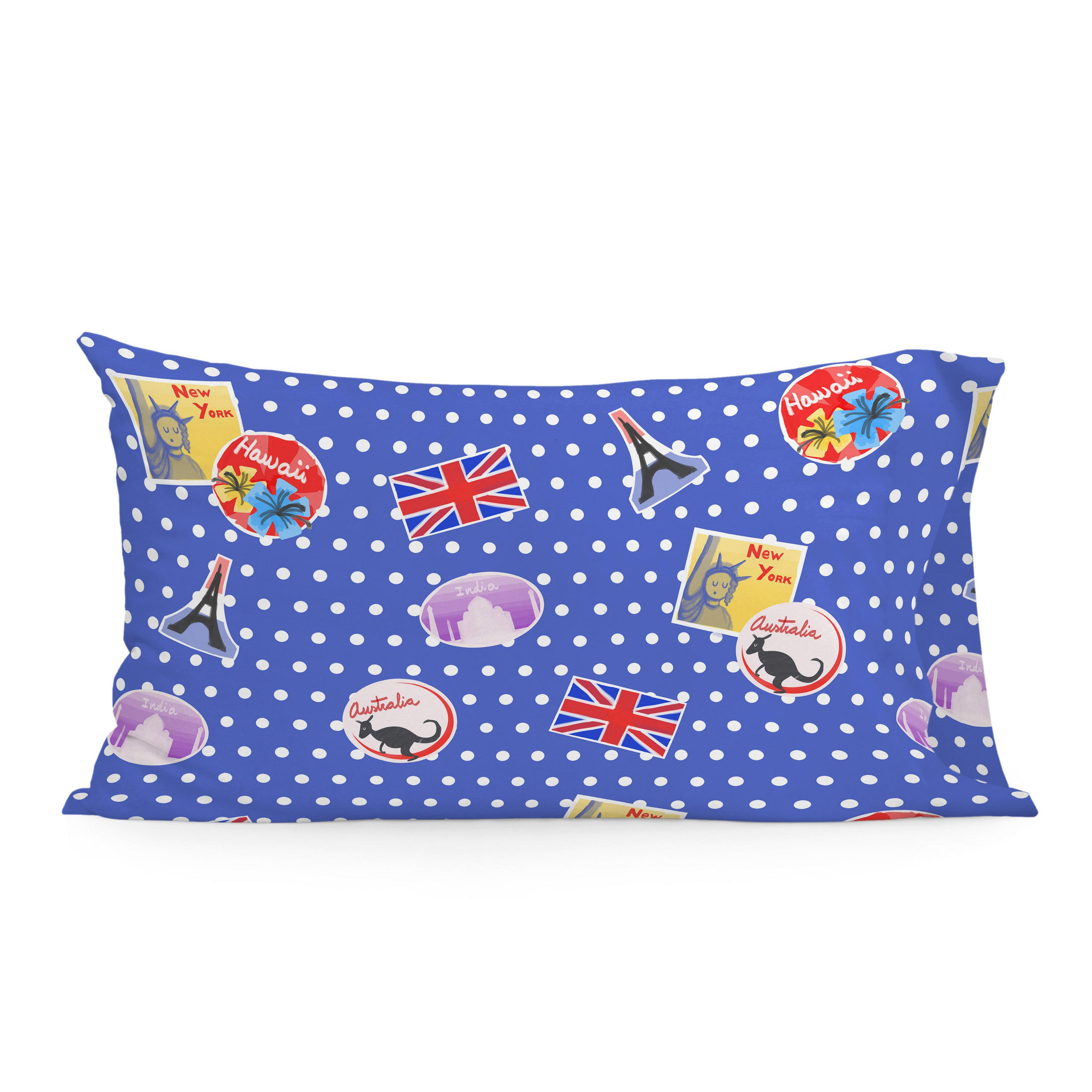 KISSENBEZUG van 80x80 cm mehrfarbig - Multicolor, Textil (80/80cm) - Happy Friday