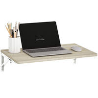 WANDKLAPPTISCH DE-09132 60/40 cm, platzsparend mit abgerundeten Ecken Eiche - Eichefarben, Metall (60/40/16cm) - ComfortXL