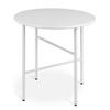 BEISTELLTISCH Finn Ø 44/46 cm Weiß - Weiß, Metall (44/44/46cm) - BoMoe