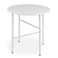 BEISTELLTISCH Finn Ø 44/46 cm Weiß - Weiß, Metall (44/44/46cm) - BoMoe