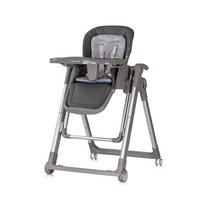 HOCHSTUHL 2 in 1 Super Chef grau Babyschaukel, Fußstütze, klappbar - Grau, Kunststoff (59/101/73cm) - Chipolino