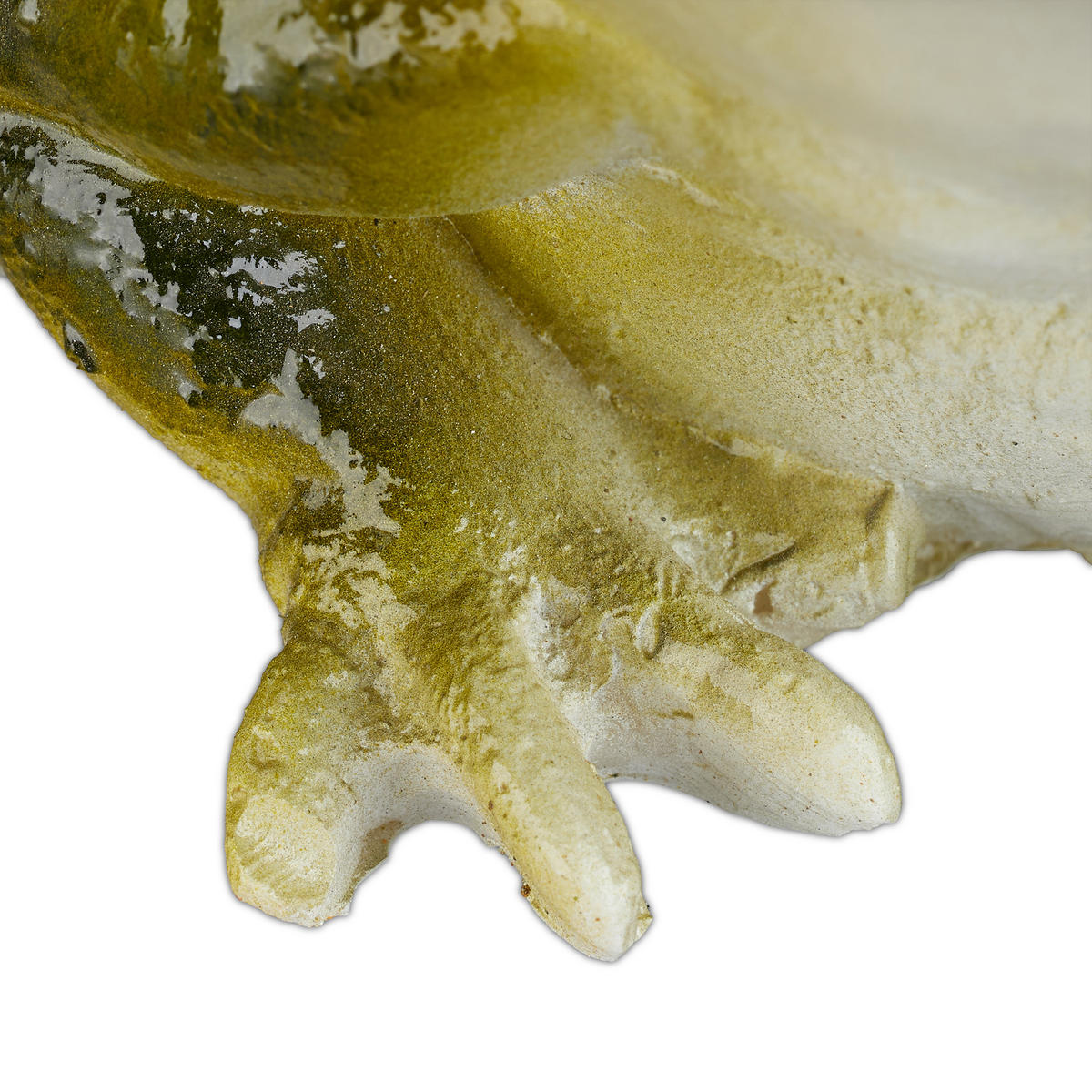 GARTENFIGUR Frosch - Dunkelgrün, Kunststoff (13.5/9/15cm) - Relaxdays