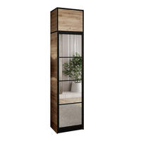 DREHTÜRENSCHRANK EDEN MIT AUFSATZ 1D Eiche Craft Gold - Honigeiche, Holzwerkstoff (53.2/247/39cm) - Kier Furniture