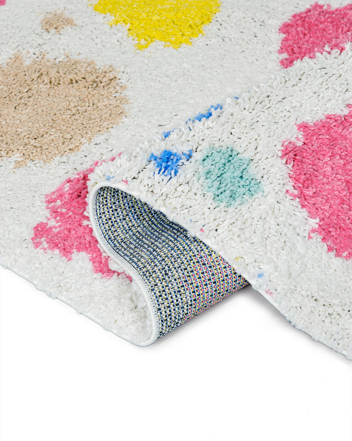 KINDERTEPPICH Ibi Samba Mazovia 140x200cm Beige Creme Abstrakt Langflor - Blau, Textil (140/200cm) - Mazovia
