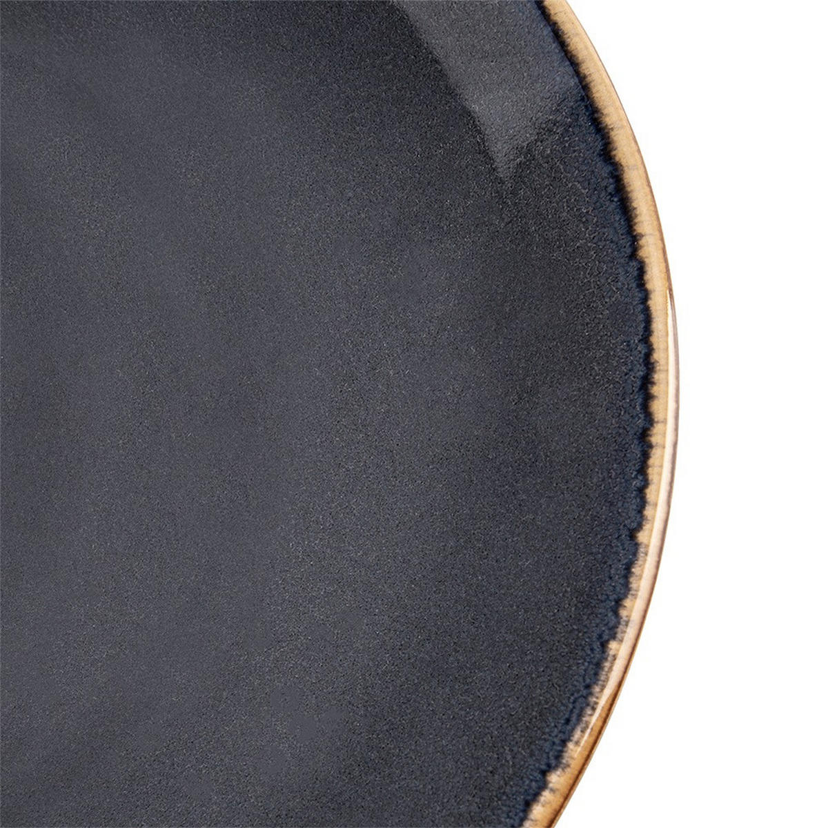 SPEISETELLER Glaze flach grau - Grau, Keramik (27/27/3.5cm) - Orion 