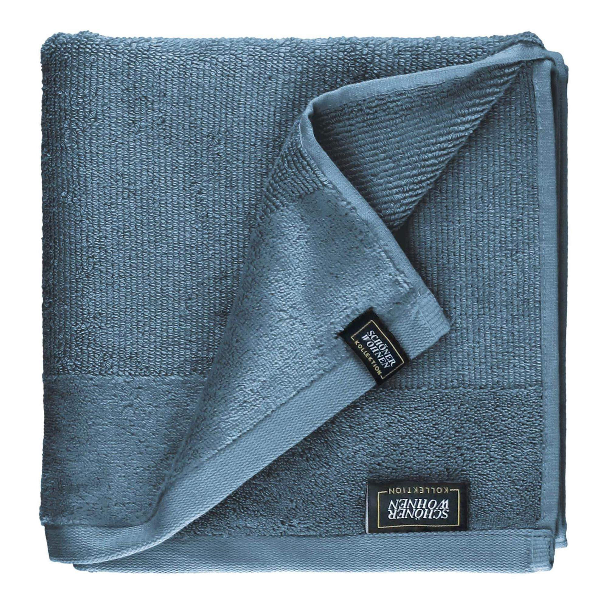 HANDTUCH SENSE - Blau, Textil (50/100cm) - Schöner Wohnen