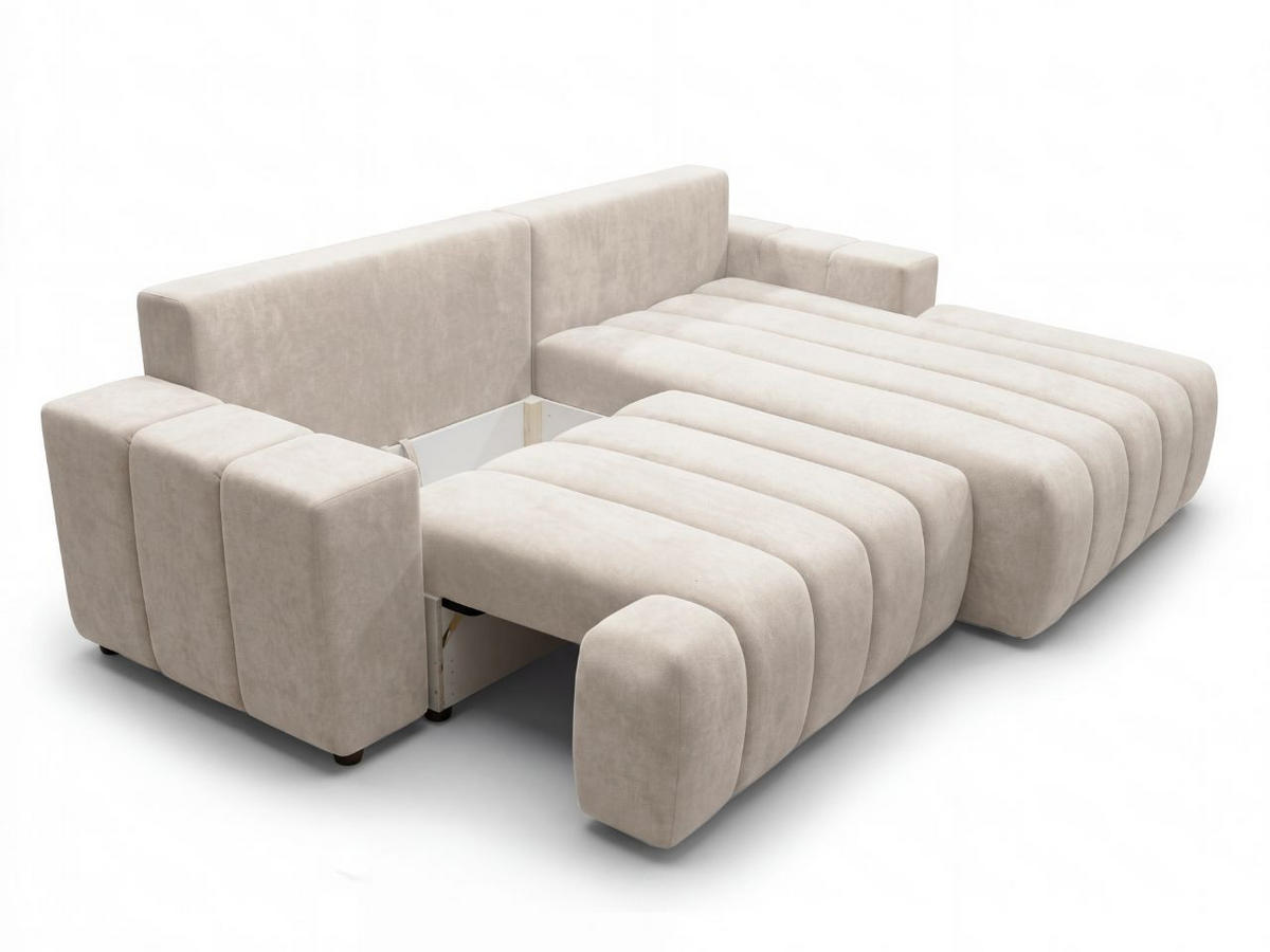 ECKSOFA Caleo Beige Rechts - Beige, Holz/Textil (270/170cm) - Graingold