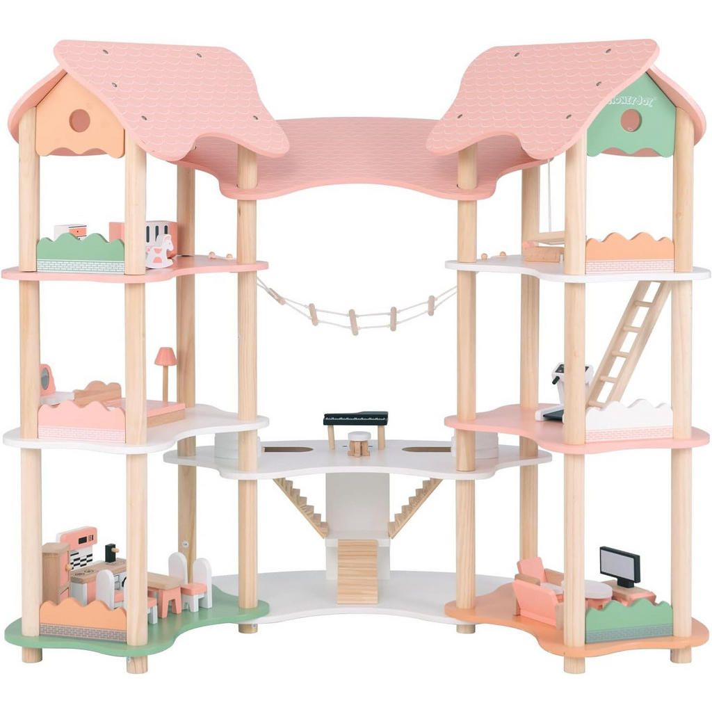 COSTWAY DOMEK PRO PANENKY 85 cm Růžový