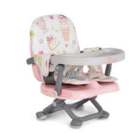 KINDERSTUHL Kiwi rosa Kuchen Kinder Stuhl-, Sitzerhöhung, Boostersitz, Tisch, klappbar - Rosa, Kunststoff (35/50/30cm) - Moni