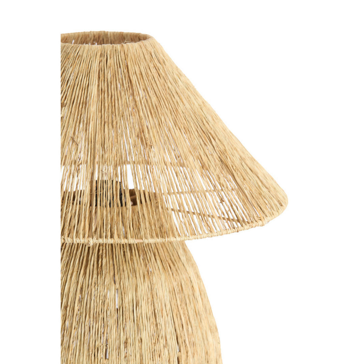 TISCHLAMPE Maruva Braun 40/40/55 cm - Braun, Textil (40/40/55cm) - Light & Living