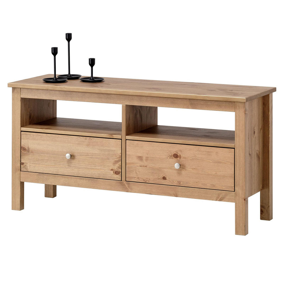 KOMMODE Massivholz 37/110/55 cm - Braun, Holz (110/55/37cm) - hagge home