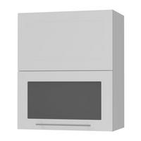 KÜCHENHÄNGESCHRANK Kvantum W8BS/60 Weiß Matt / Grau Matt 60 / 32,5 / 72cm - Weiß/Grau, Holz/Holzwerkstoff (60/72/32.5cm) - Feldmann-Wohnen