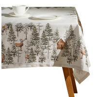 TISCHDECKE Hirvedo - Weiß, Textil (140/140/1cm) - home&you