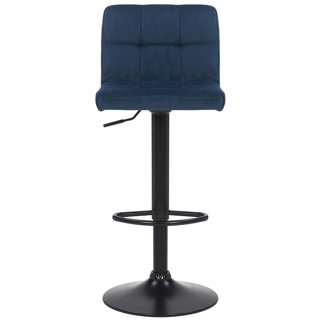 Thumbnail - CLP Barhocker, Blau, Textil, 40x85x40 cm, Esszimmer, Barmöbel, Barhocker