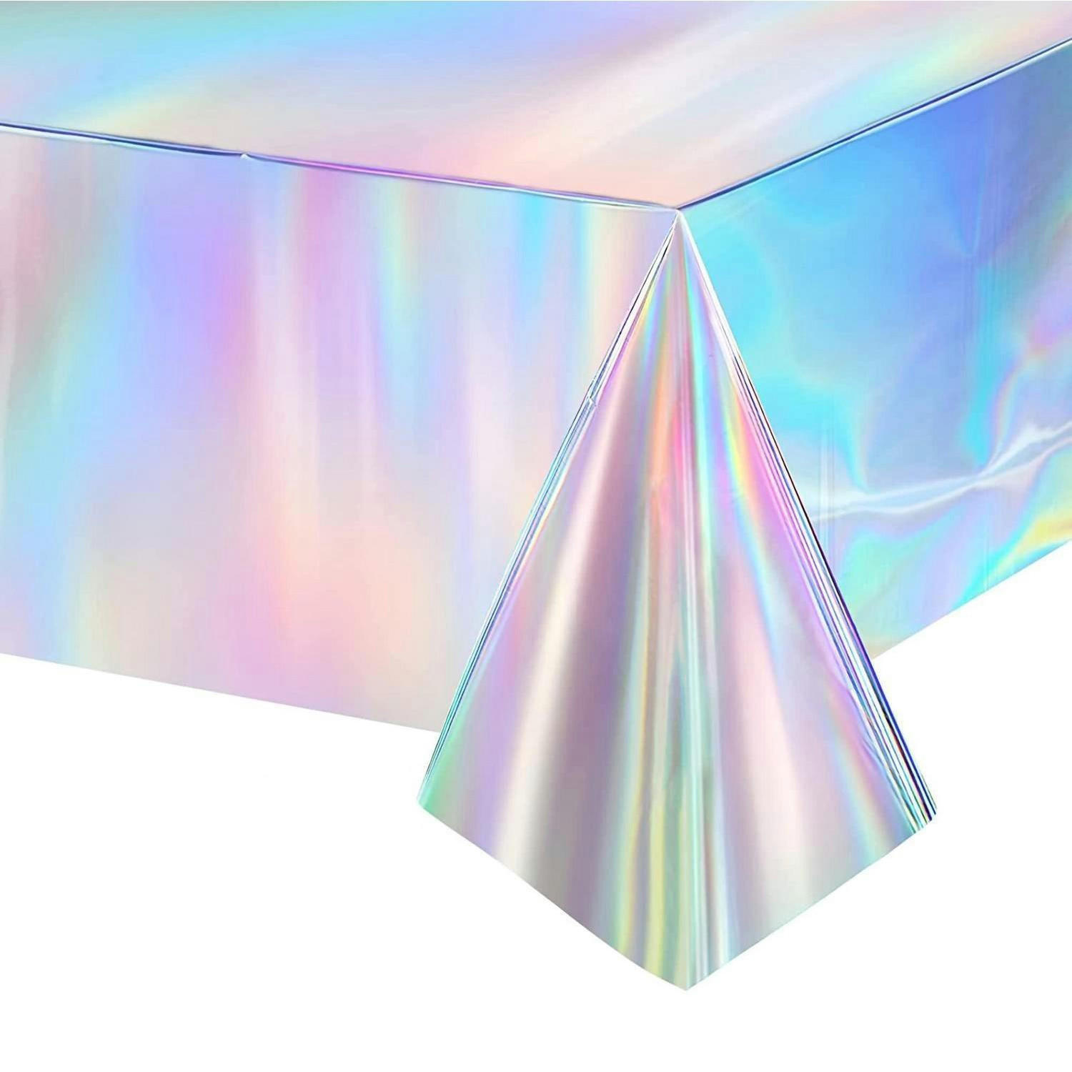 TISCHDECKE Irisierend 137x274 cm - Multicolor, Kunststoff (274/137/1.5cm)