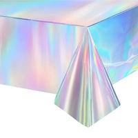TISCHDECKE Irisierend 137x274 cm - Multicolor, Kunststoff (274/137/1.5cm)