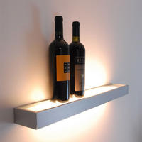LED-WANDLAMPE Cusa Aluminium 100cm - Alufarben, Metall (100/5/10cm) - s.luce