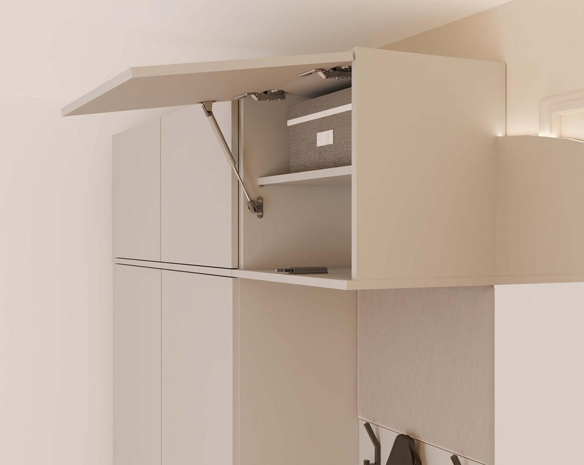 GARDEROBEOVÁ SADA Kašmír 50/238/35 - kašmírová, kompozitní dřevo (50/238/35cm) - RAUMHIRSCH FURNITURE
