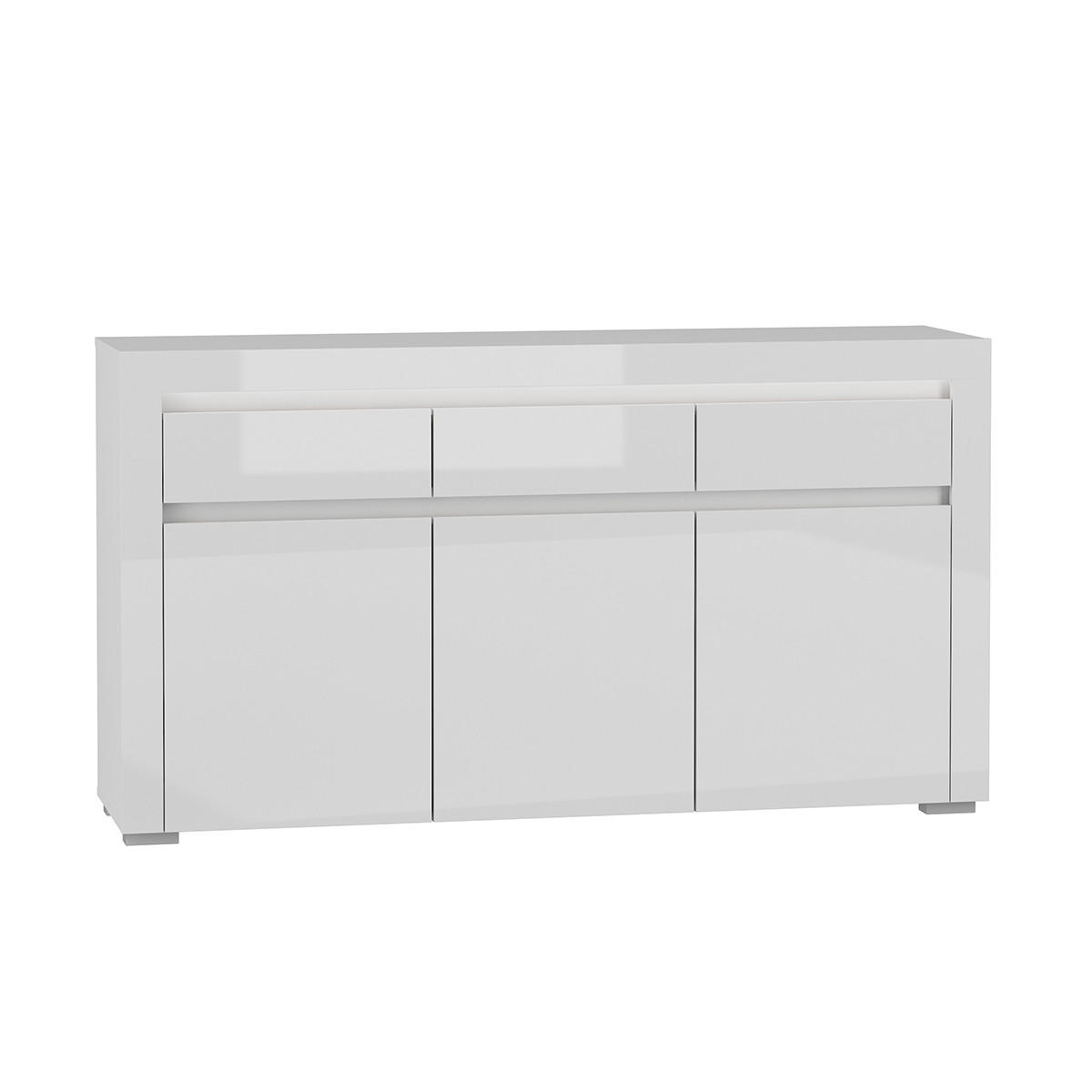 SIDEBOARD Kasla Weiß - Weiß, Holzwerkstoff (152/84/39cm) - Petits-meubles