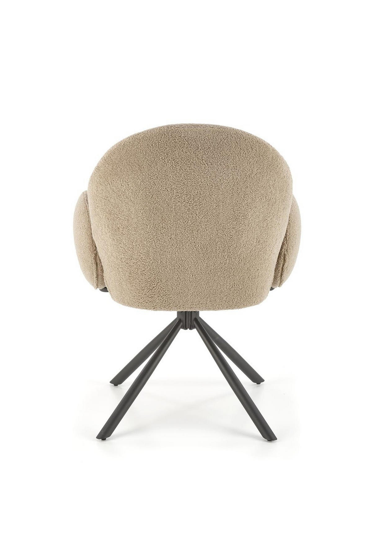 Gepolsterter Drehsessel 180° SNOOPY Cappuccino - Cappuccino, Textil (64/90/63cm) - Lookway