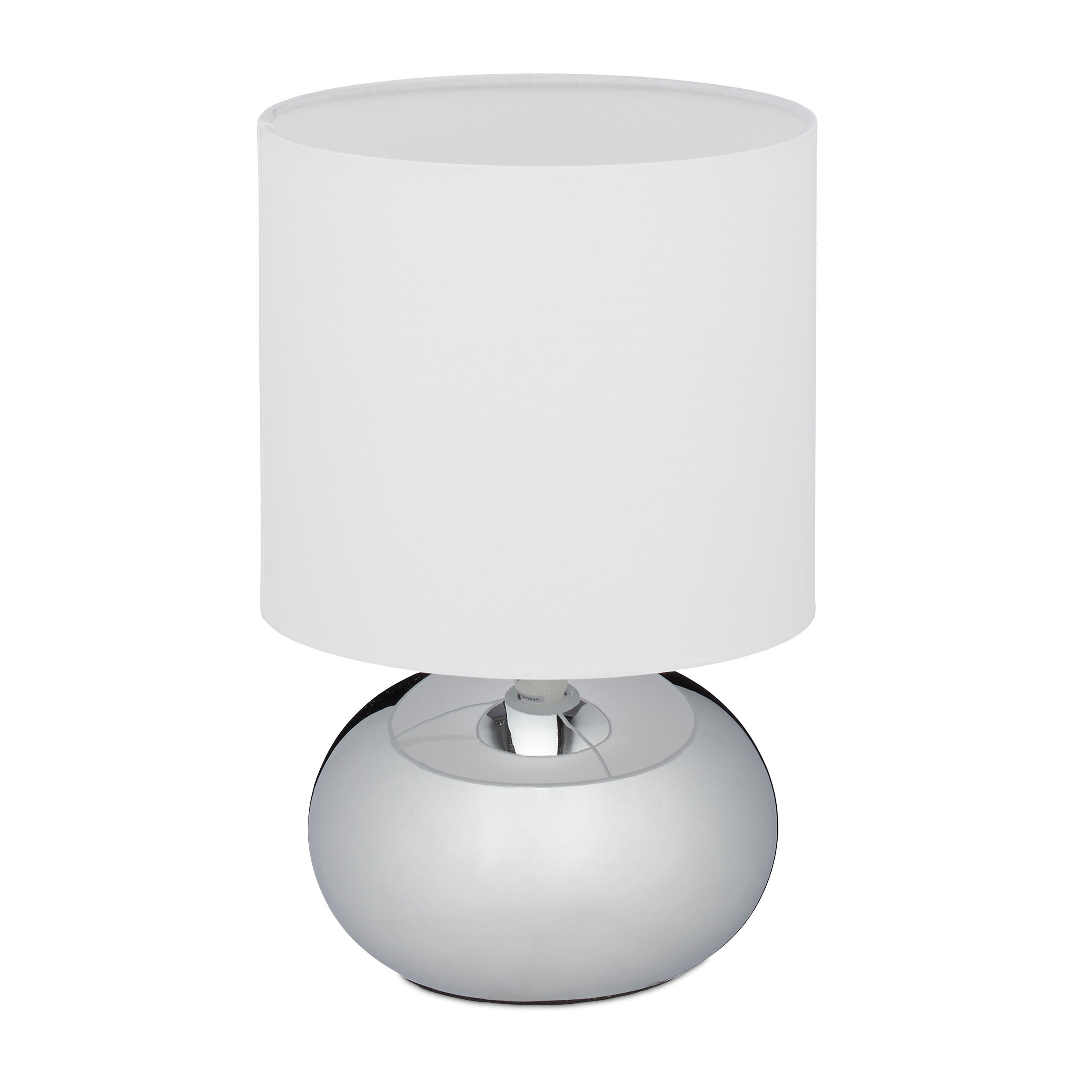 TISCHLAMPE - Multicolor, Kunststoff/Textil (18/18/28cm) - Relaxdays