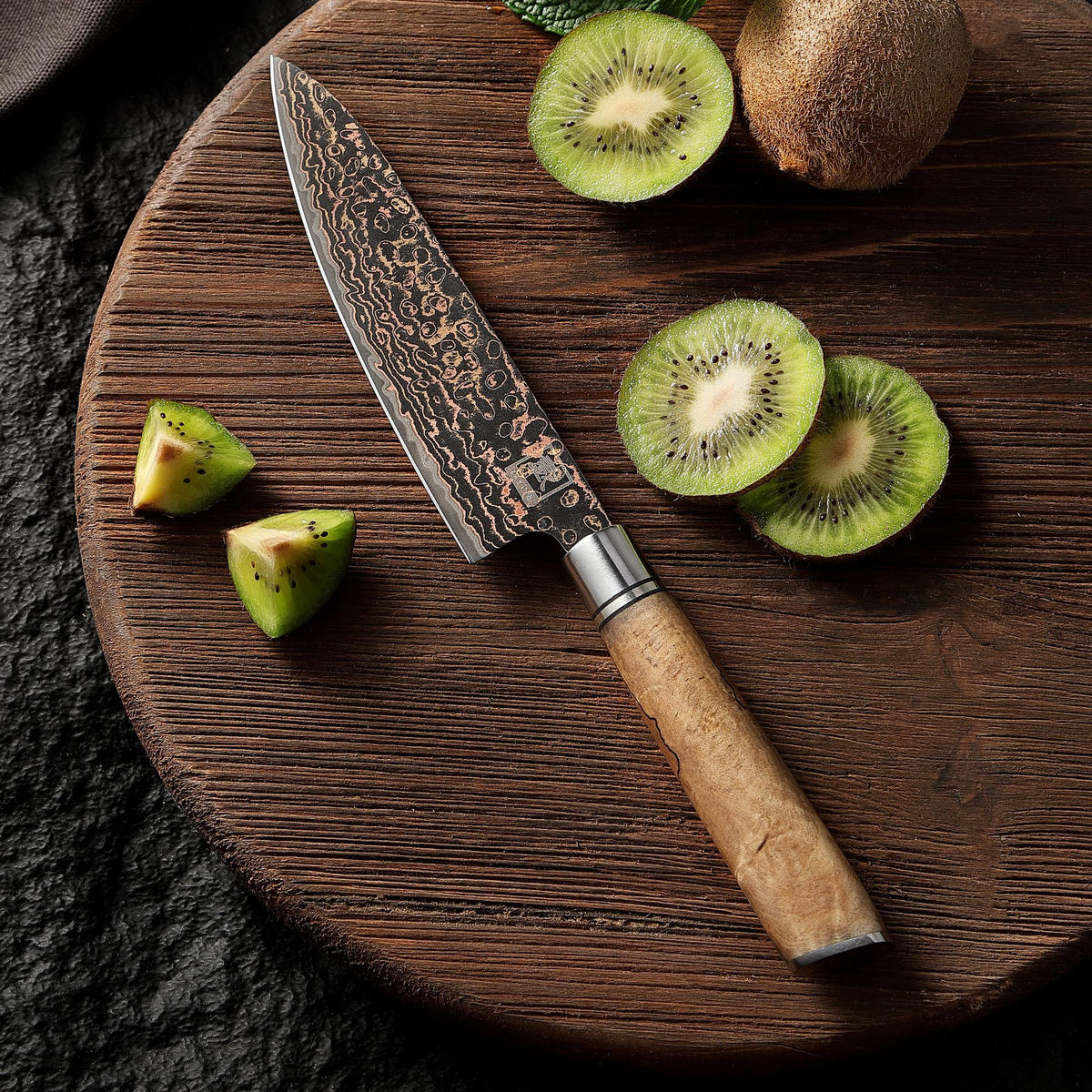 ALLZWECKMESSER 14 cm - Ahornfarben, Holz/Metall (26cm) - Zayiko