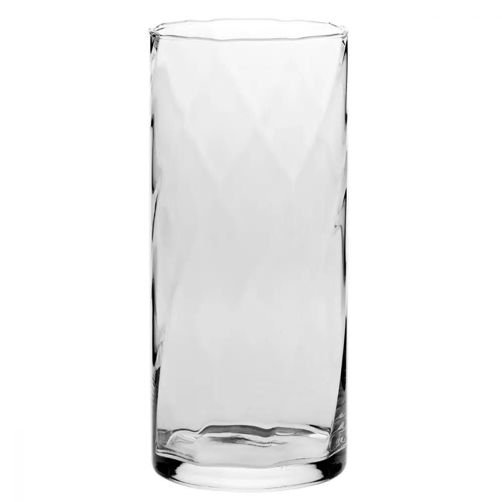 BLUMENVASE, 1 Stk., 25 cm, Handgemacht - Transparent, Glas (10.8/25cm) - Krosno Glass
