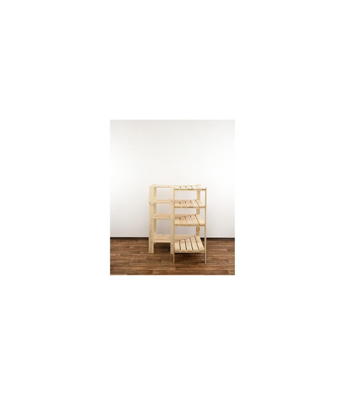 ECKREGAL WOODLAND 115x85x50cm Fachlast 120kg 4 Fachboden Kiefernholz Natur - Naturfarben, Holz (85/115/50cm) - PROREGAL