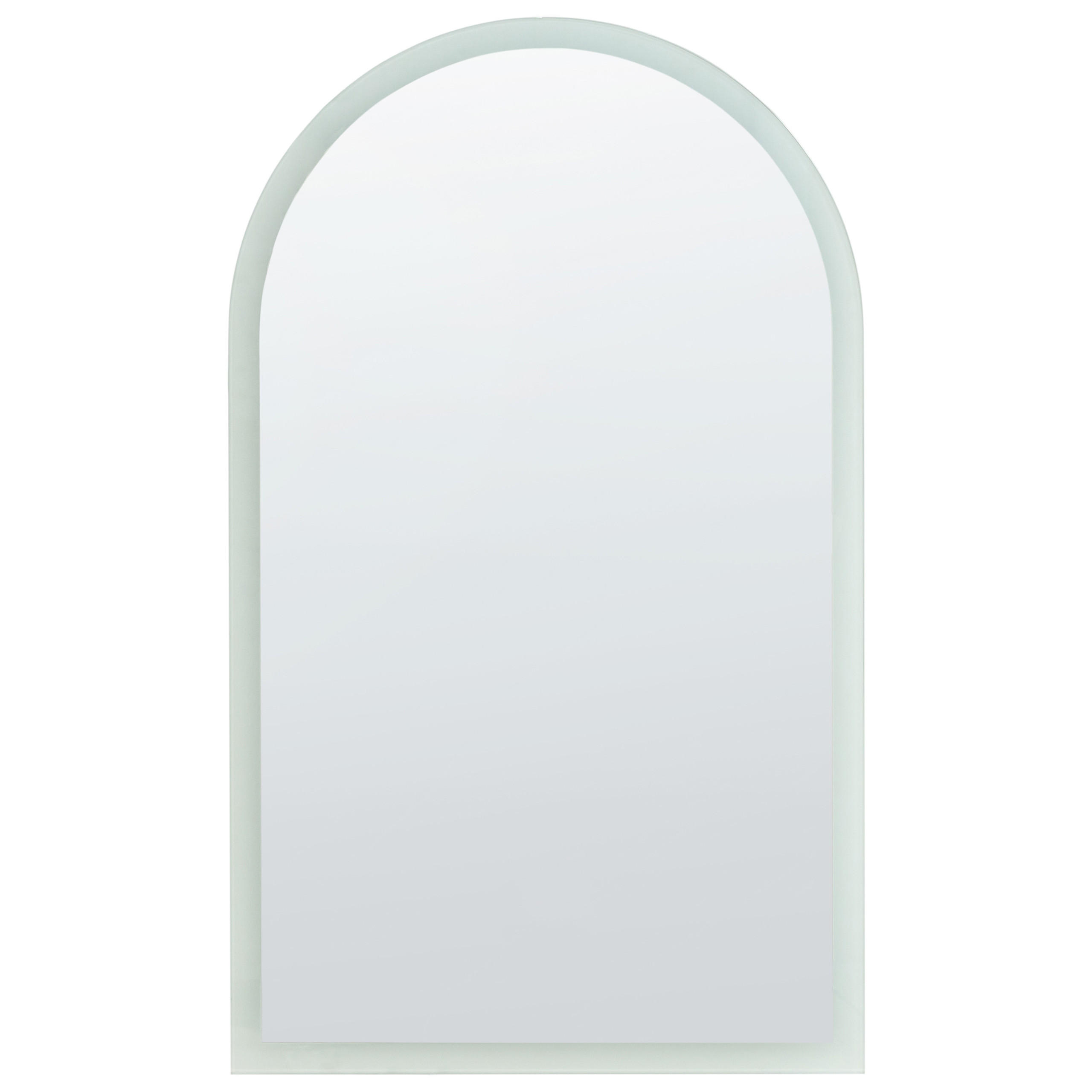 LED-BADEZIMMER-SPIEGEL 60/100 cm Grün Suin - Grün, Glas (60/100/2cm) - Beliani