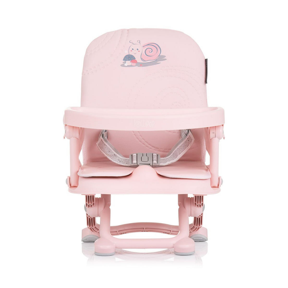 HOCHSTUHL Lollipop rosa Baby Sitzerhöhung Boostersitz Tisch abnehmbar klappbar - Rosa, Kunststoff (34/32/39cm) - Chipolino