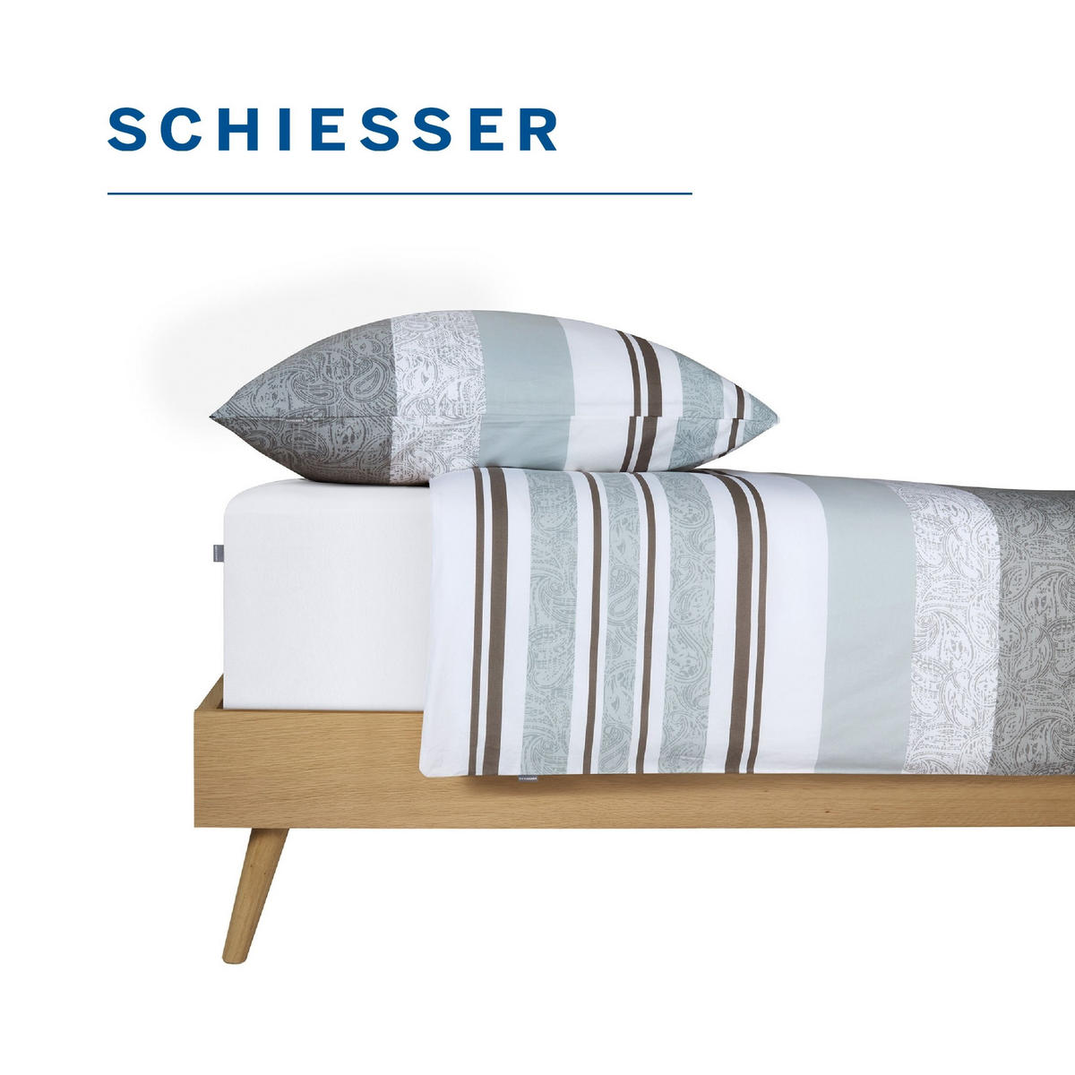 SPANNBETTLAKEN Jessi 100% Baumwolle 150x200 cm Weiß - Weiß, Textil (150/200cm) - SCHIESSER