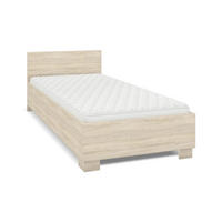 JUGENDBETT INGE 36 90/200 Sonoma - Sonoma Eiche, Holzwerkstoff (90/200cm) - Deine Möbel 24