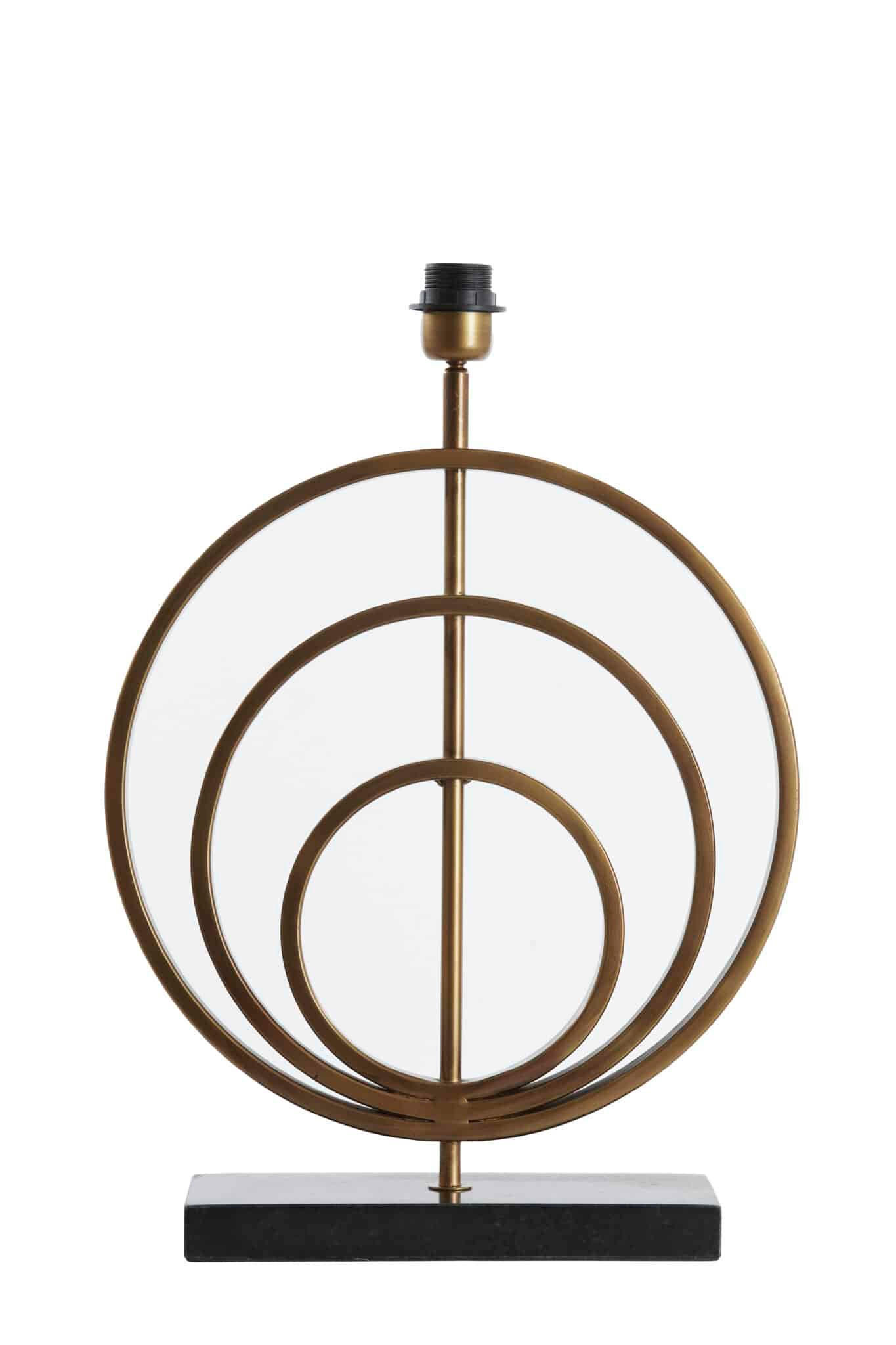 LAMPENFUSS Cassel Bronze 40/13/50 cm - Bronzefarben, Metall (40/13/50cm) - Light & Living