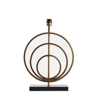 LAMPENFUSS Cassel Bronze 40/13/50 cm - Bronzefarben, Metall (40/13/50cm) - Light & Living