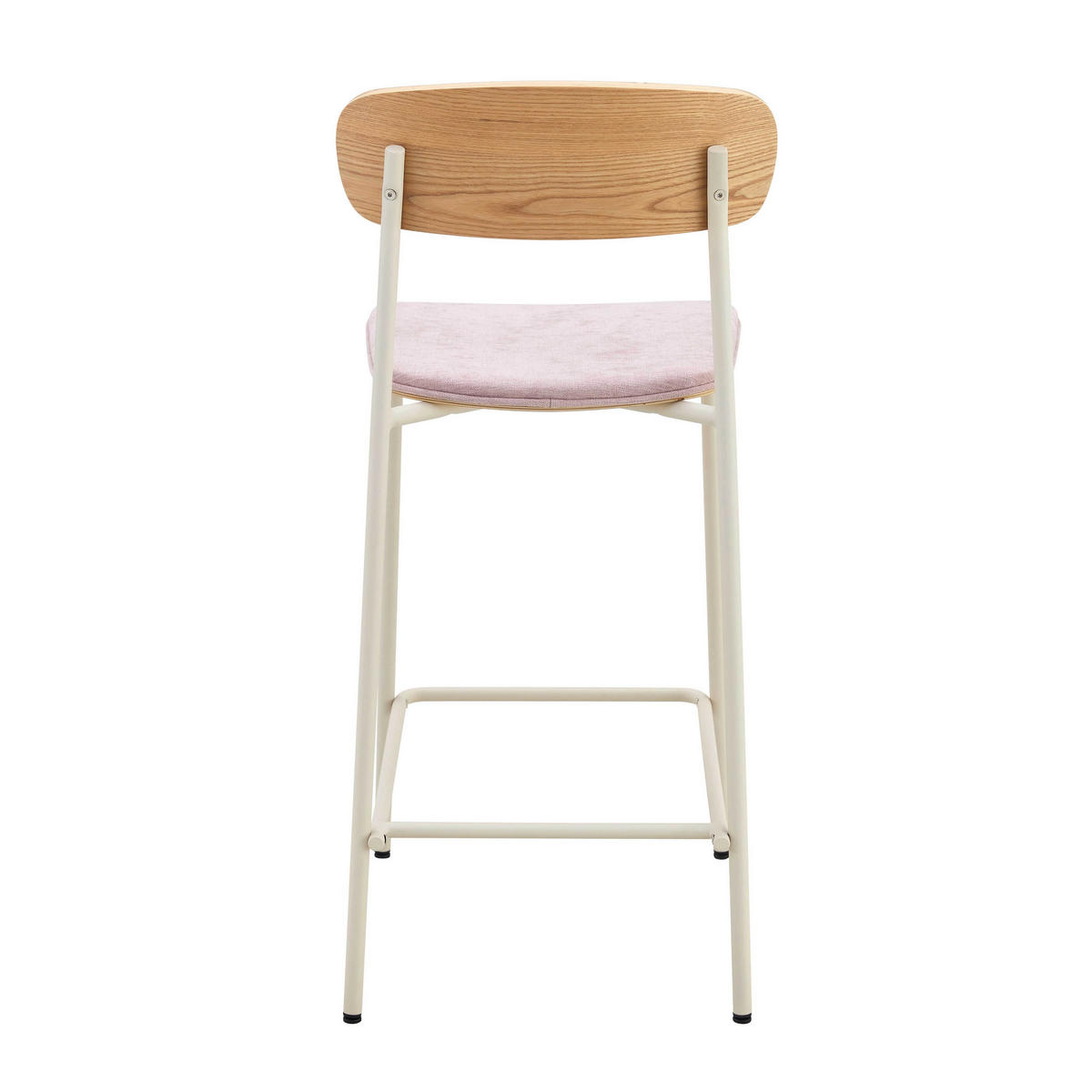 BARSTUHL 2-tlg., Rosa - Pink, Holz (42/96/50cm) - Oviala