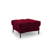 POUF Mamaia aus Samt rot - Rot, Textil (60/41/60cm) - Micadoni