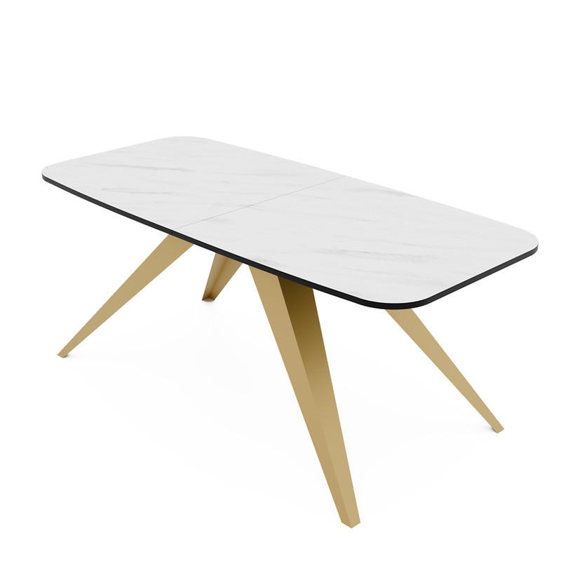 Idohome Ausziehtisch Perlmutt 160x76x80 cm
