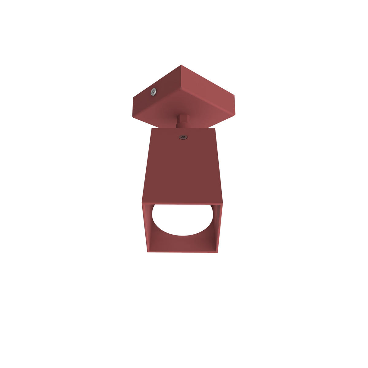 DECKENLEUCHTE - Rot, Metall (7.6/7.6/17cm) - Lumicom