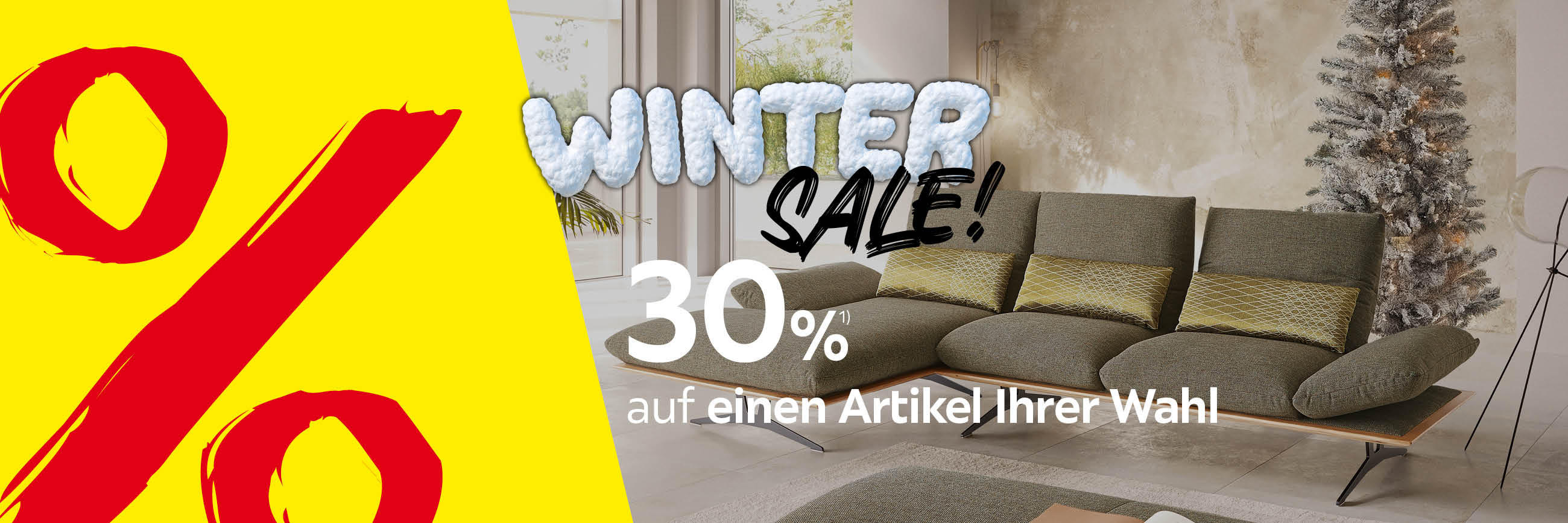 30% auf einen Artikel Ihrer Wahl